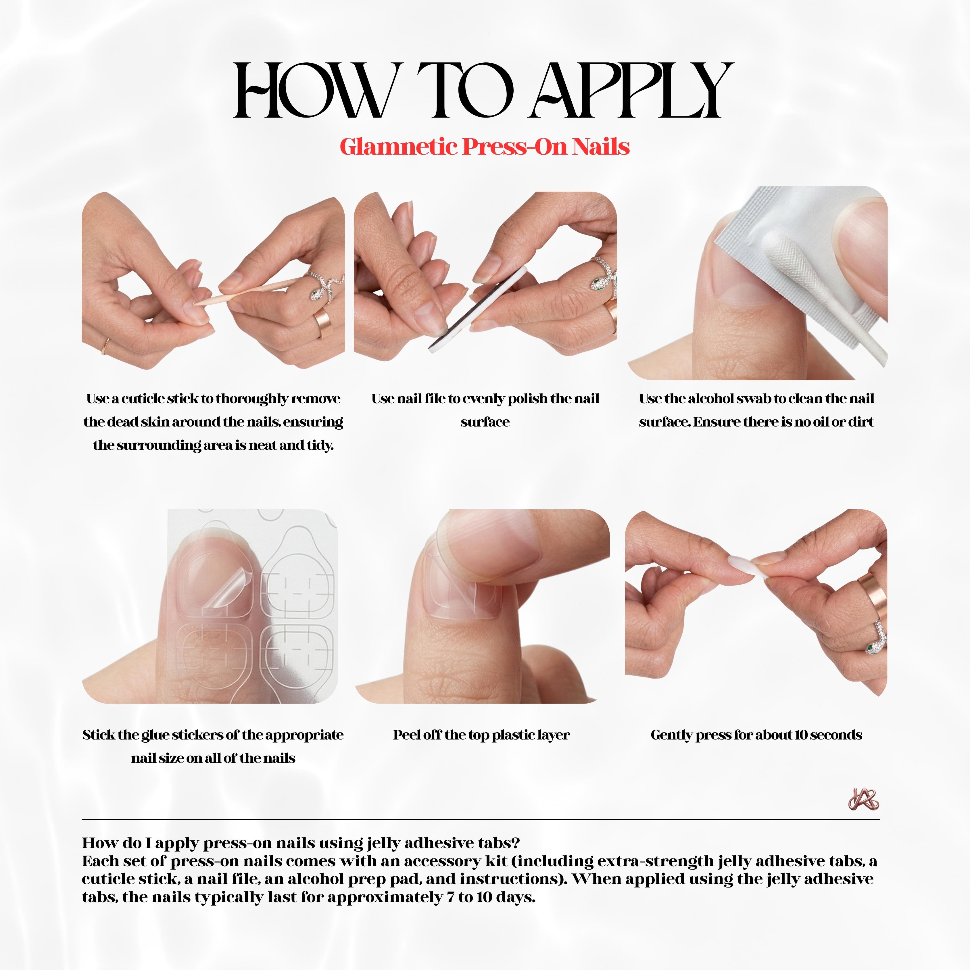 Short Square Press-On Nail Series. Featuring a unique silhouette, this collection of pre-designed acrylic nails showcases a stylish and avant-garde color palette. Requiring no filing or shaping, they are the ideal choice for DIY manicures at home Butterf