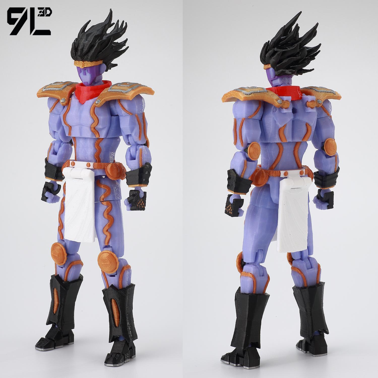 9L3D Printed JoJo's Lucky 13 Dummy 13 Titan 13 T13 Multi-Jointed Action Figures Collection Hobby Model Ornaments Boys Toys Gifts