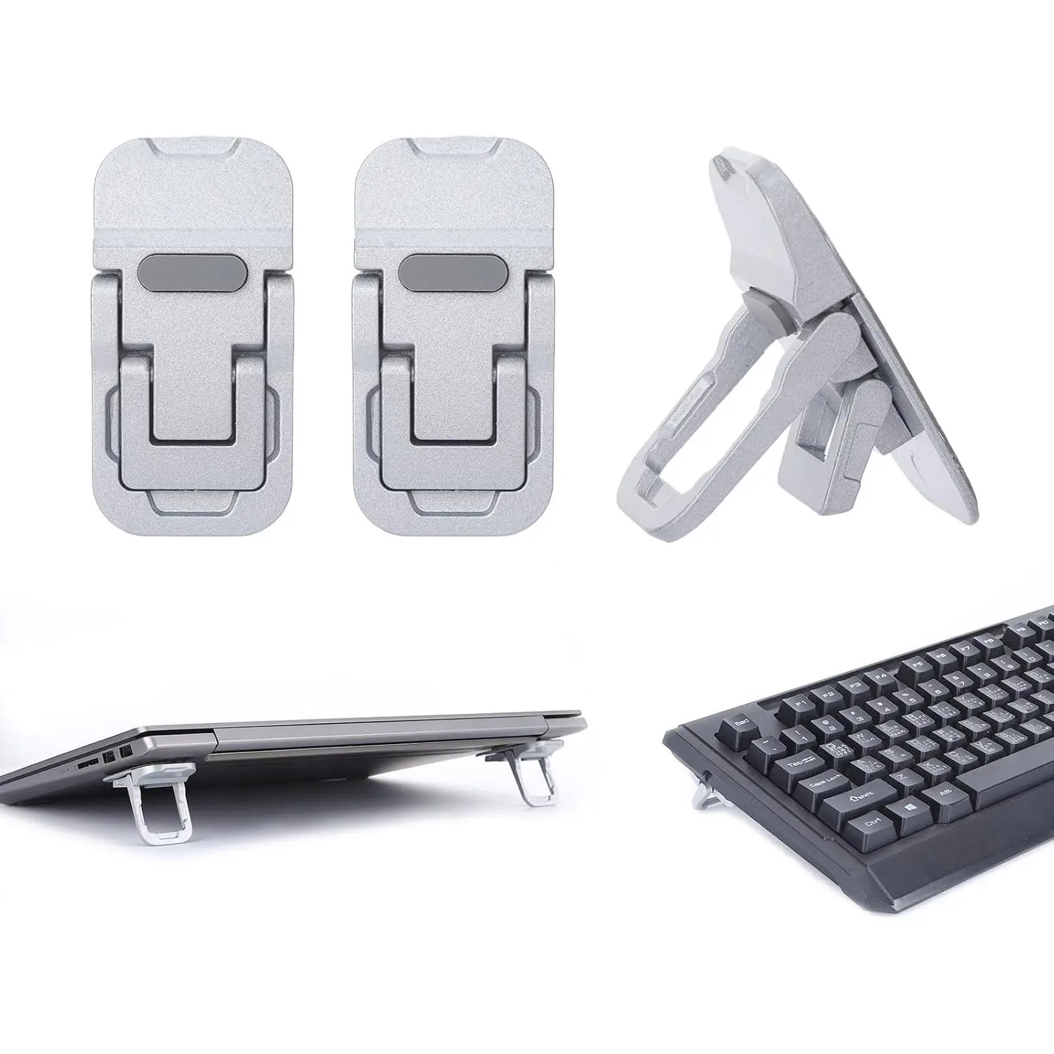 Keyboard Riser,  Keyboard Stand with  Tilt Angle Adjustment, Keyboards Riser for Desk, Keyboards Lift for Desk, Laptop  Stand, Laptop