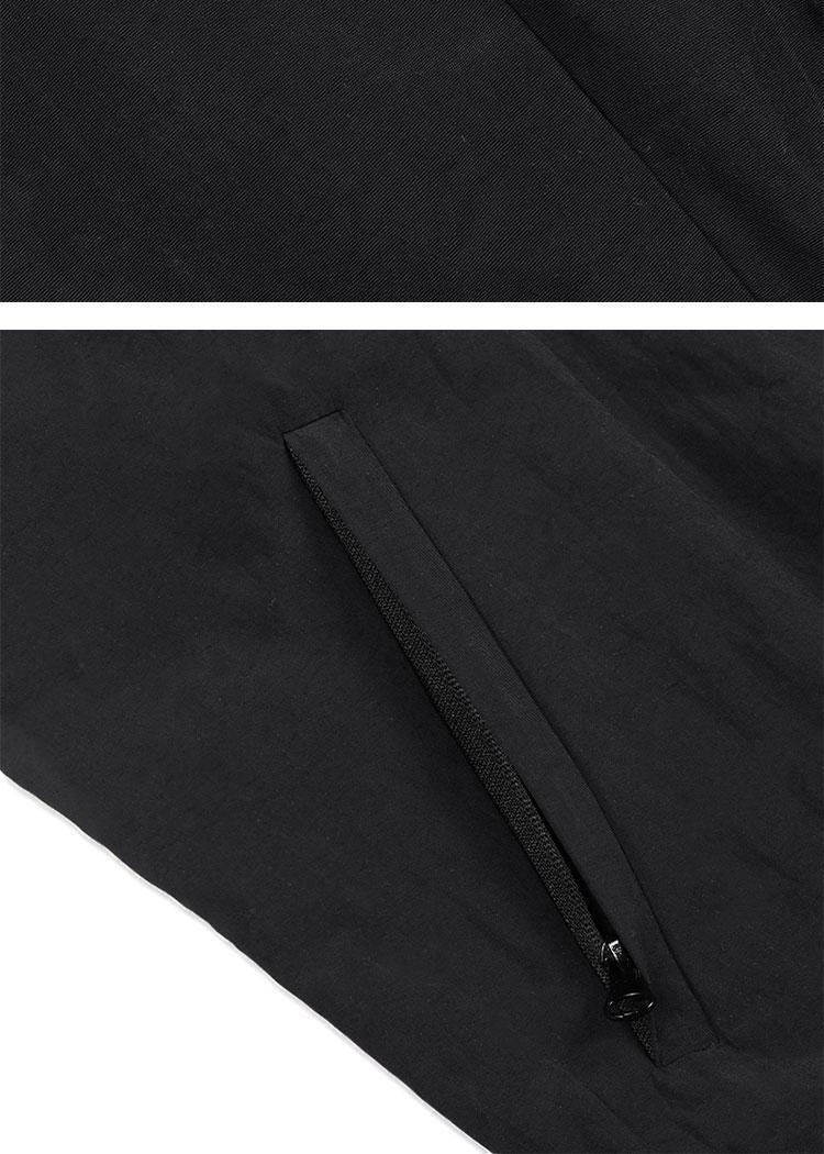 Jinx Team Black Jacket Unisex Windbreaker Sports Coat Men Women Loose Track Activewear Long Sleeve Top Embroidery Y2k Outerwears