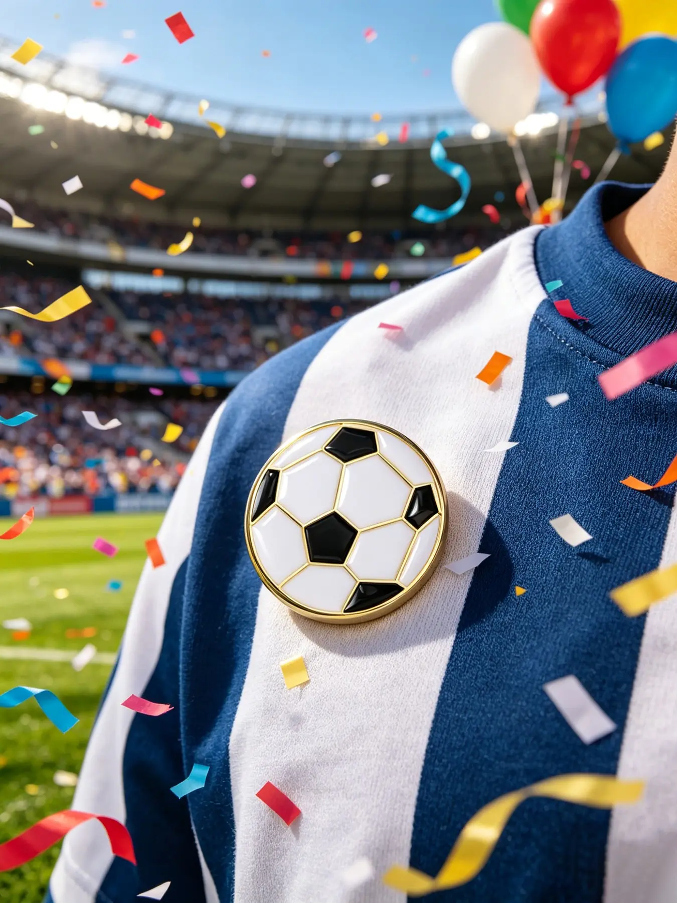 7Pcs Classic Enamel Soccer Brooch Pin, Alloy Brooch Pin, Unisex Football Lapel Pin, Sports Jewelry Gift for Soccer Fan Men Women, Ball Badge