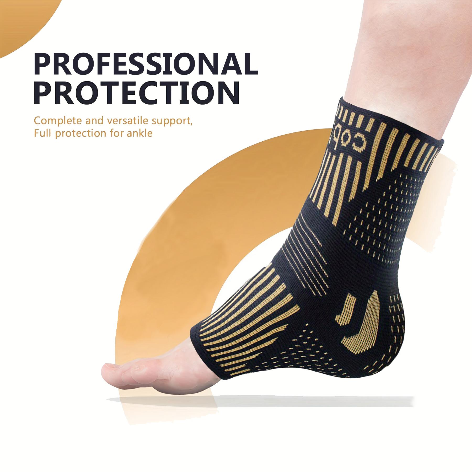 ARITAUM Copper Ankle Brace for Women & Men, Compression Ankle Support for Sprain & Strain, Achilles Tendonitis, Plantar Fasciitis & Recovery, Ankle Sleeve for Basketball, Football, Daily Use Healthcare Tool ankle sleeve sport protective gear kneecap band