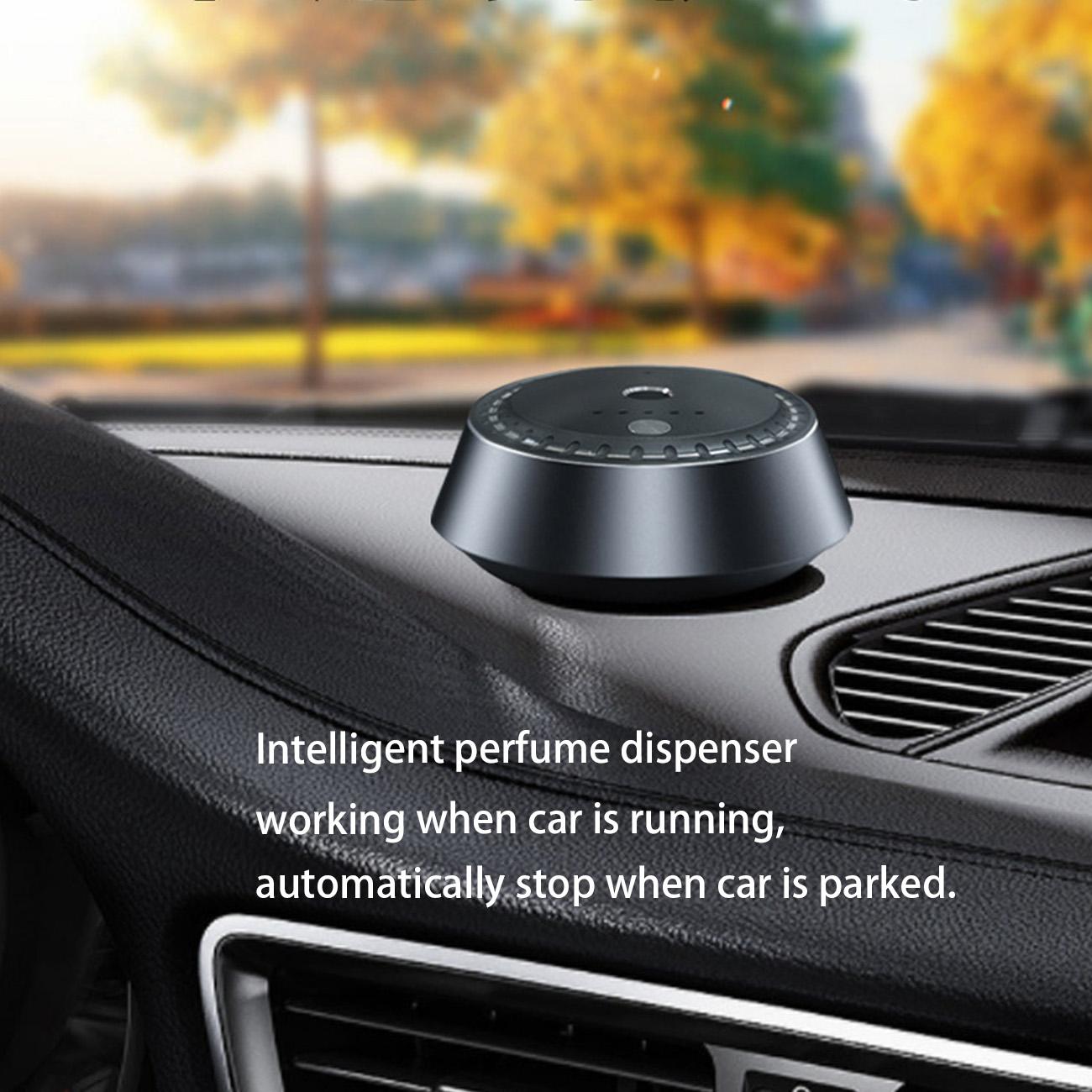 favizito Car Smart Aroma Diffuser, USB Rechargeable Car Air Freshener, Car Smart Aromatherapy Spray, Essential Oil Diffuser for Car, Waterless Car Diffuser