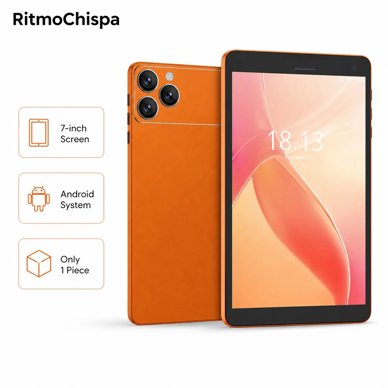 7 Inch Tablet PC, 1024×600 HD Eye Protection Screen, 16GB Storage Expandable to 128GB by TF Card, Lightweight Entertainment Tablet for Watching TV Shows and Listening to Music for All Crowds