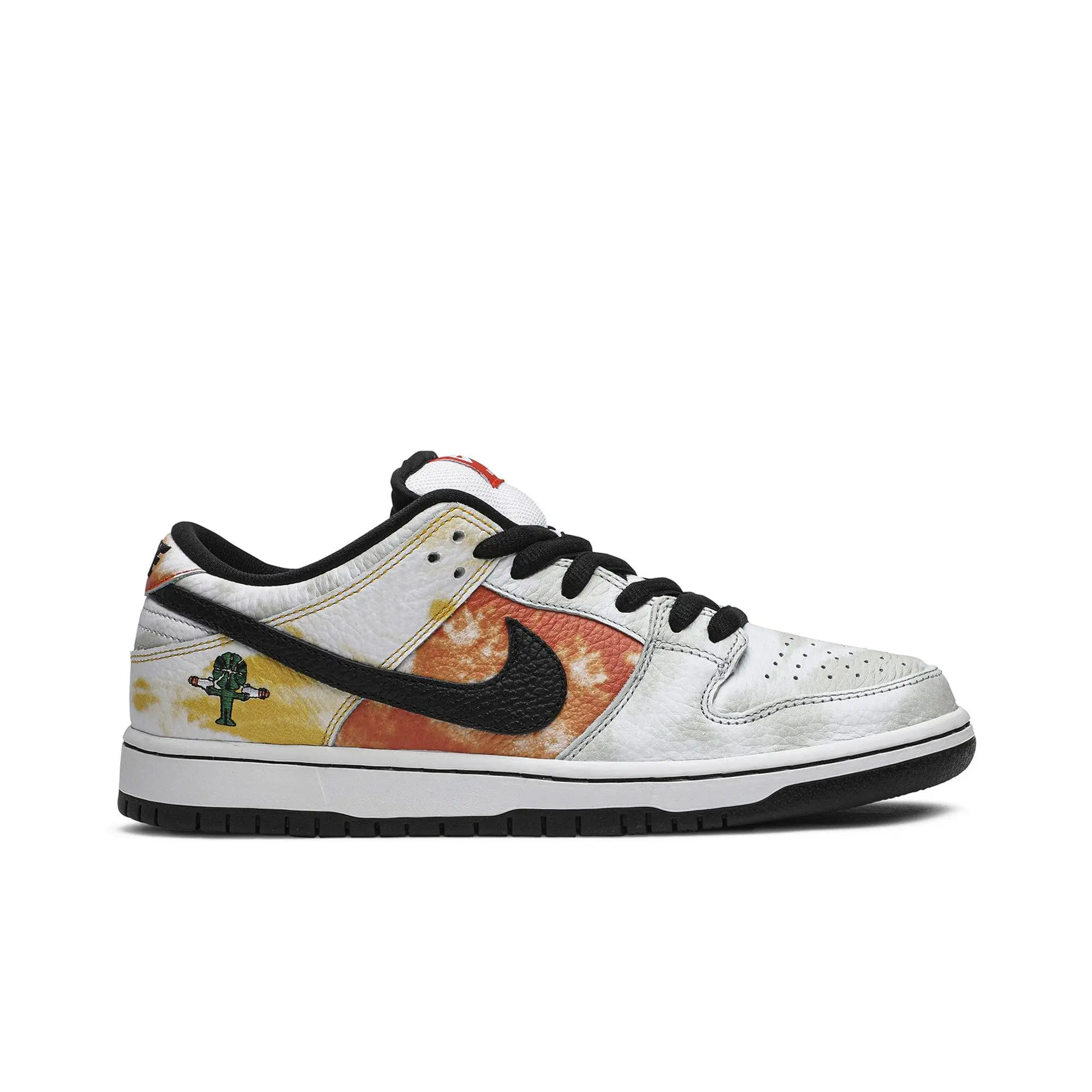 Nike Dunk Low SB 'Tie Dye Rayguns' 2019 (Unisex) White/Orange Flash/White sneakers BQ6832 101