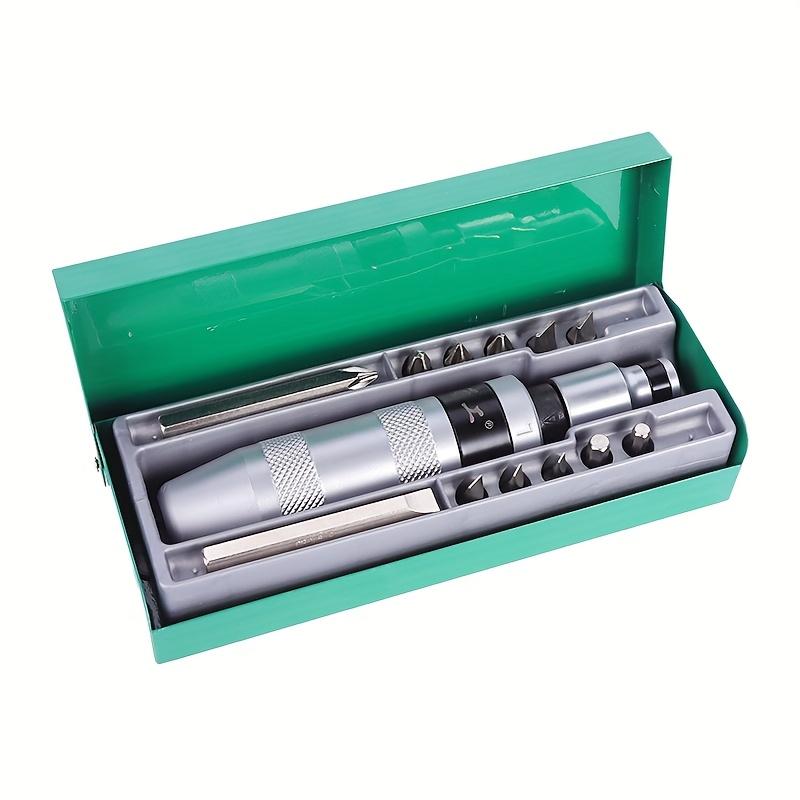 13pcs Impact Screwdriver Set, Shock Screw Driver Chisel Bits, Multifunctional Screw Extractor Remover Repair Set, Repair Tool Set