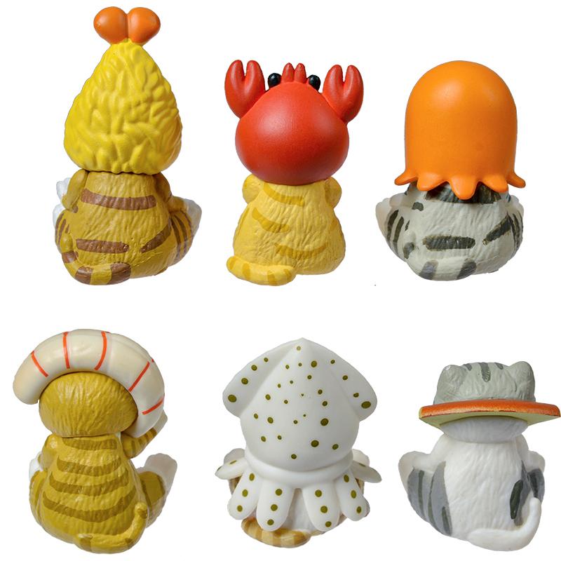 Mofusand Shark Cat Blind Box Fruit Animal Cute Mini Figures Anime Ornaments Dolls Fans Kid's Toy Model Christmas Birthday Gifts