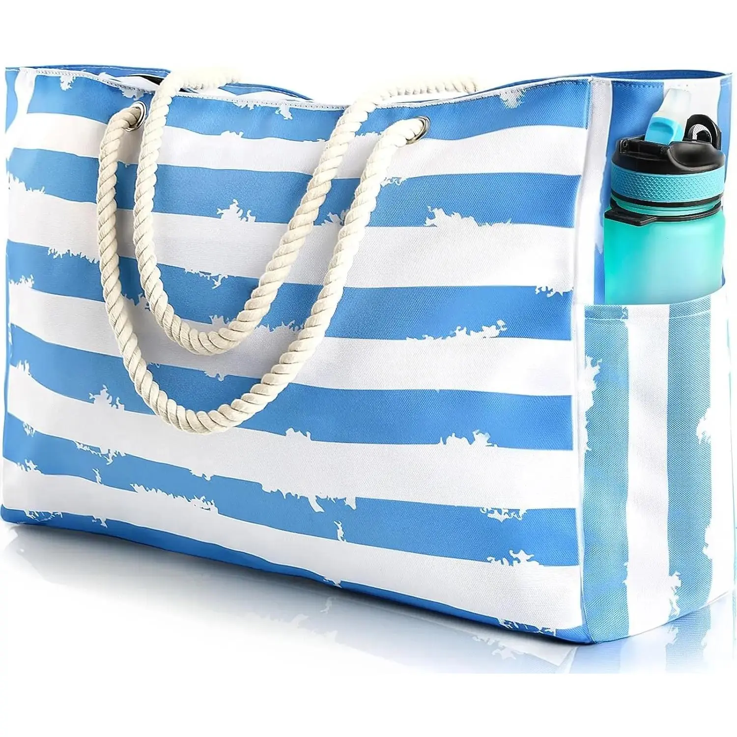 Summer Spring Gift Large Beach Bag for Women & Men, Beach Bags Waterproof Sandproof, Travel Tote Bag, Swim Pool Bag for Family Outdoor
