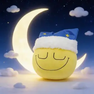 Kawaii Good Night Yellow Square Dozing Dozer Plushie Game Merchandise Plushies Dozing Dozer Fans Kid Birthday Xmas Gift