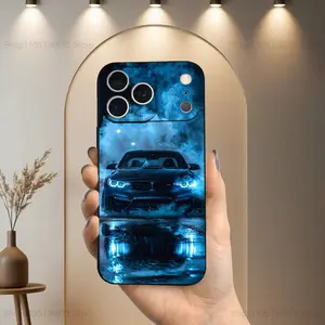 Cool Sports B-Bmw-ES Car Phone Case For iPhone 17,16,15,14,13,12,11 Plus,Pro Max,XS,X,XR,SE,Mini,8,7,Soft Silicone Black Cover