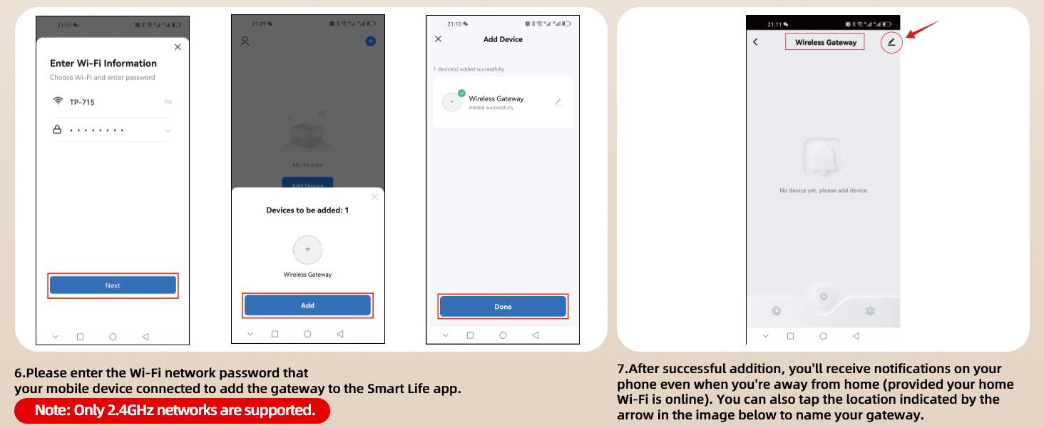 WiFi Door Sensor Chime, Smart Door Open Alert Window Sensor for Business/Home/Kids Safety, Real-Time App Notification, 500ft Range, 32 Melodies, 5 Volume Levels, Window Contact Sensor Alarm Kit