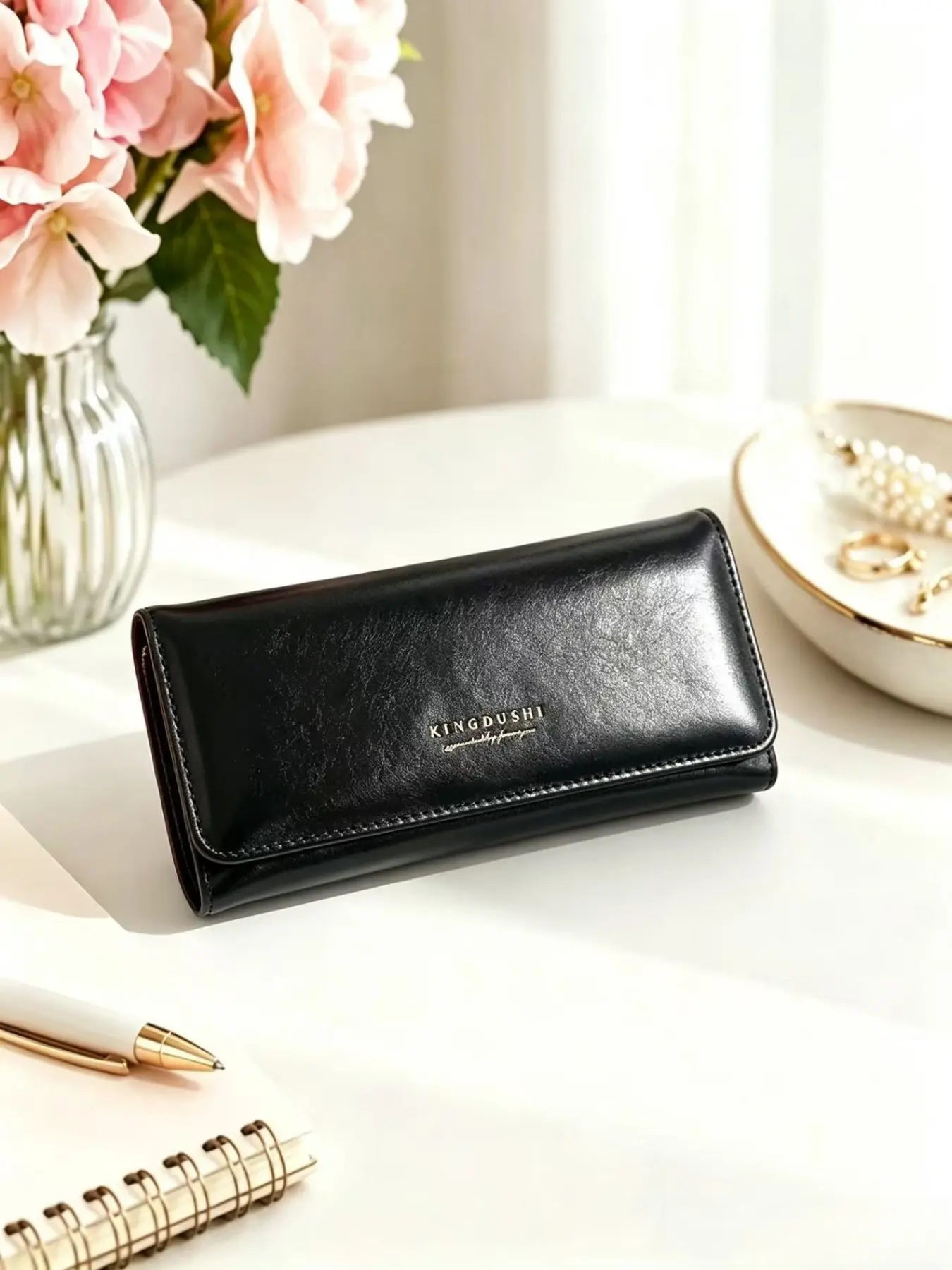 Women's Long PU Leather Wallet, Simple Solid Color Large Capacity Multi-Card Holder, Credit Card Wallet, Perfect for Daily Use, Ideal Gift for Holidays