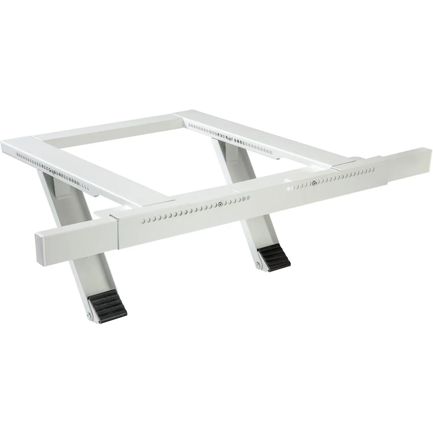Heavy-Duty Steel Window Air Conditioner Support Bracket, Drill-Free, No Tools Required, 200 lbs Load Capacity, Fits 24-38in Single & Double Opening Windows