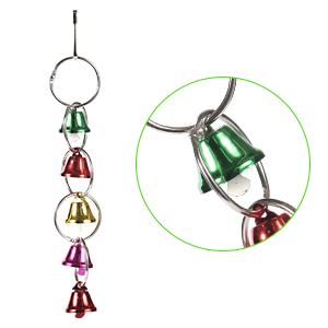 7" Bird Mirror with Rope Perch Bird Toys Swing, Comfy Perch for Greys Amazons Parakeet Cockatiel Conure Lovebirds Finch Canaries