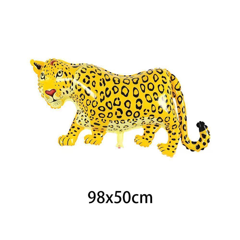 Safari Animals Happy Birthday Banner Pennant Foil Animal Balloons for Kids Jungle Safari Zoo Theme Party Decoration Supplies Toy