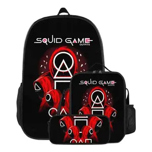 SQUID GAME: PLAYER 456’S OFFICIAL GEAR BUNDLE 2025 | Stormproof Backpack + Bomb-Proof Lunch Box | TikTok’s Sold-Out Alert! Stylish Casual Daypack Stylish Daypacks
