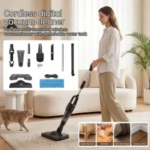High-Power Portable Vacuum Cleaner, Handheld Wireless Design, Strong Suction, Home & Car Vacuum, Compact and Convenient