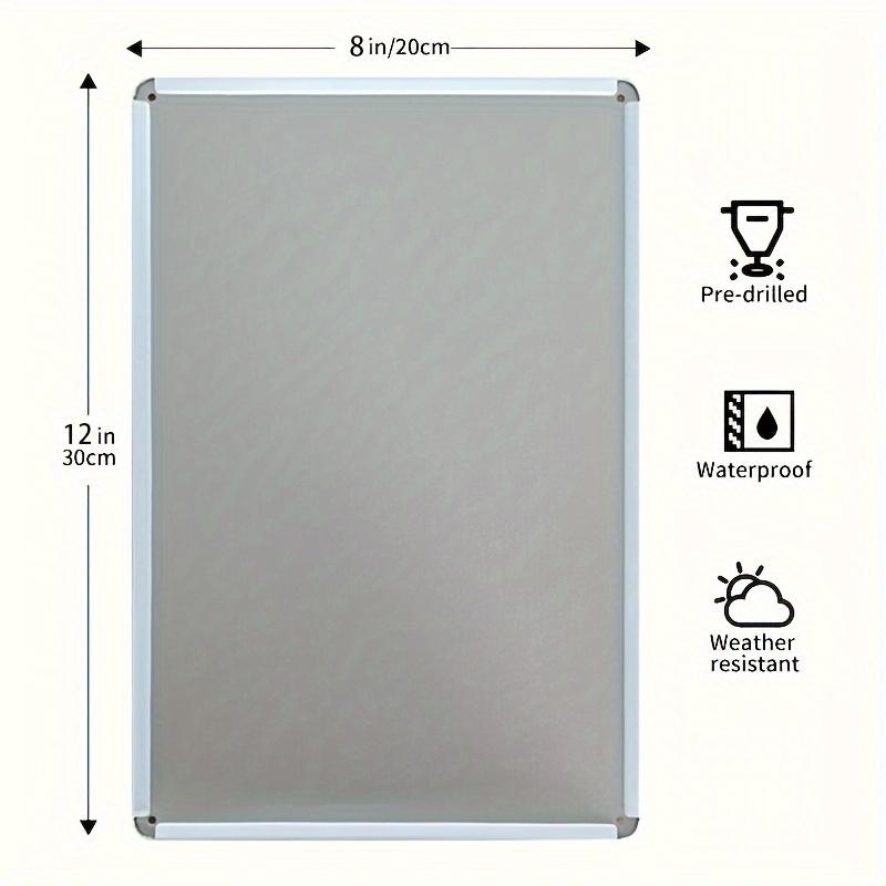 【20*30cm/8*12inch】One piece of iron plate painting UV printing decorative painting, size is 7.87*11.81inch, suitable for indoor and outdoor wall decoration