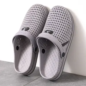 BDHJYDB 2025 New Summer Style Men'S Hole Shoes, Slip-Resistant Trendy Outdoor Soft-Soled Beach Sandals