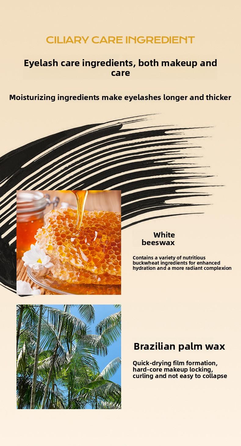 Long-lasting, curling mascara, waterproof, lengthening, natural, three-dimensional, sunflower eyelash primer