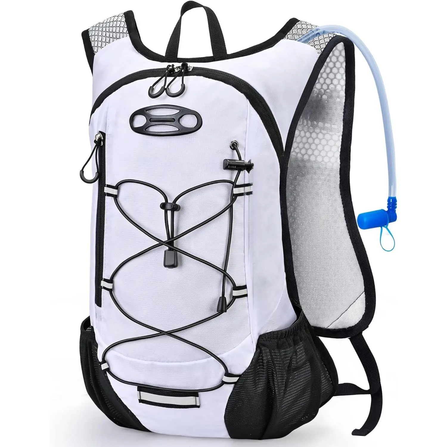Lightweight hydration backpack, running backpack with a 2-liter water bladder| Hydro Water Daypack, small hiking backpack, suitable for men and women for cycling, hiking, and attending parties