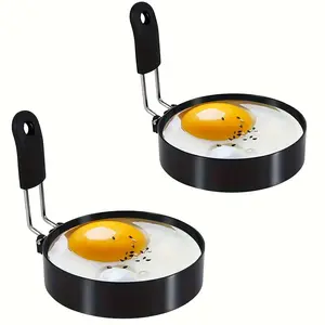 Stainless steel egg rings, egg rings for frying eggs, egg molds for breakfast sandwiches, and egg McCartney ring molds