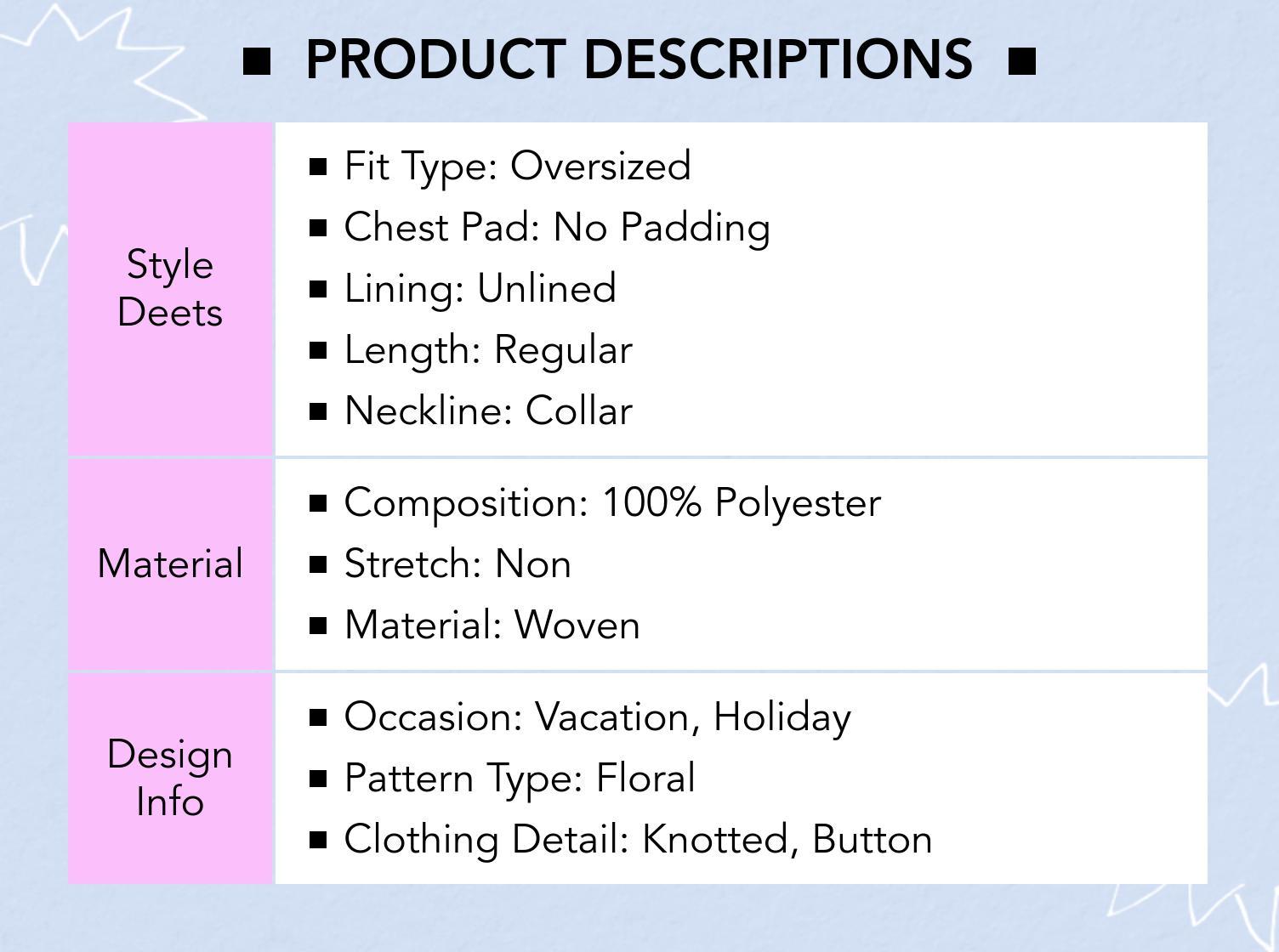 Cider [5 colors, size 0-26] Collar Floral Knotted Short Sleeve Blouse