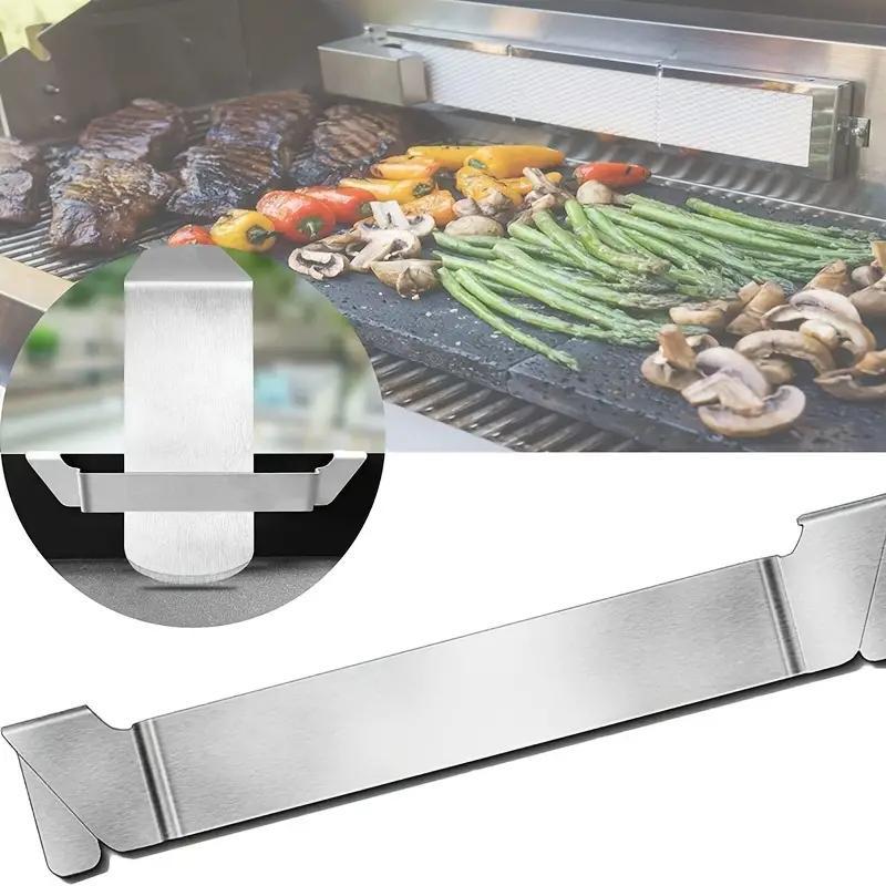 Stainless Steel Griddle Spatula Holder, 1 Count Barbecue Tool Holder Rack, Travel Accessory, Barbecue Utensil Holder for Grills & Griddles