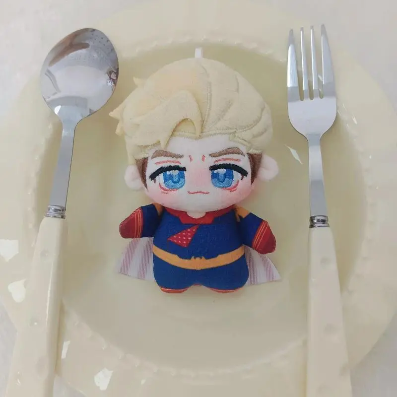 10cm Cool With Combat Cloak Cosplay ‌The Boys Soldier Character Homelander Cartoon Anime Plush Toys Cute TV Series‌ Plushie Doll