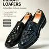 Men's Casual Loafer Oxford Shoes, Fashion Fringe Decor, Plain Pattern, PU Upper, Rubber Sole, All Seasons, Business Office Wedding Party, Casual Fall Shoes