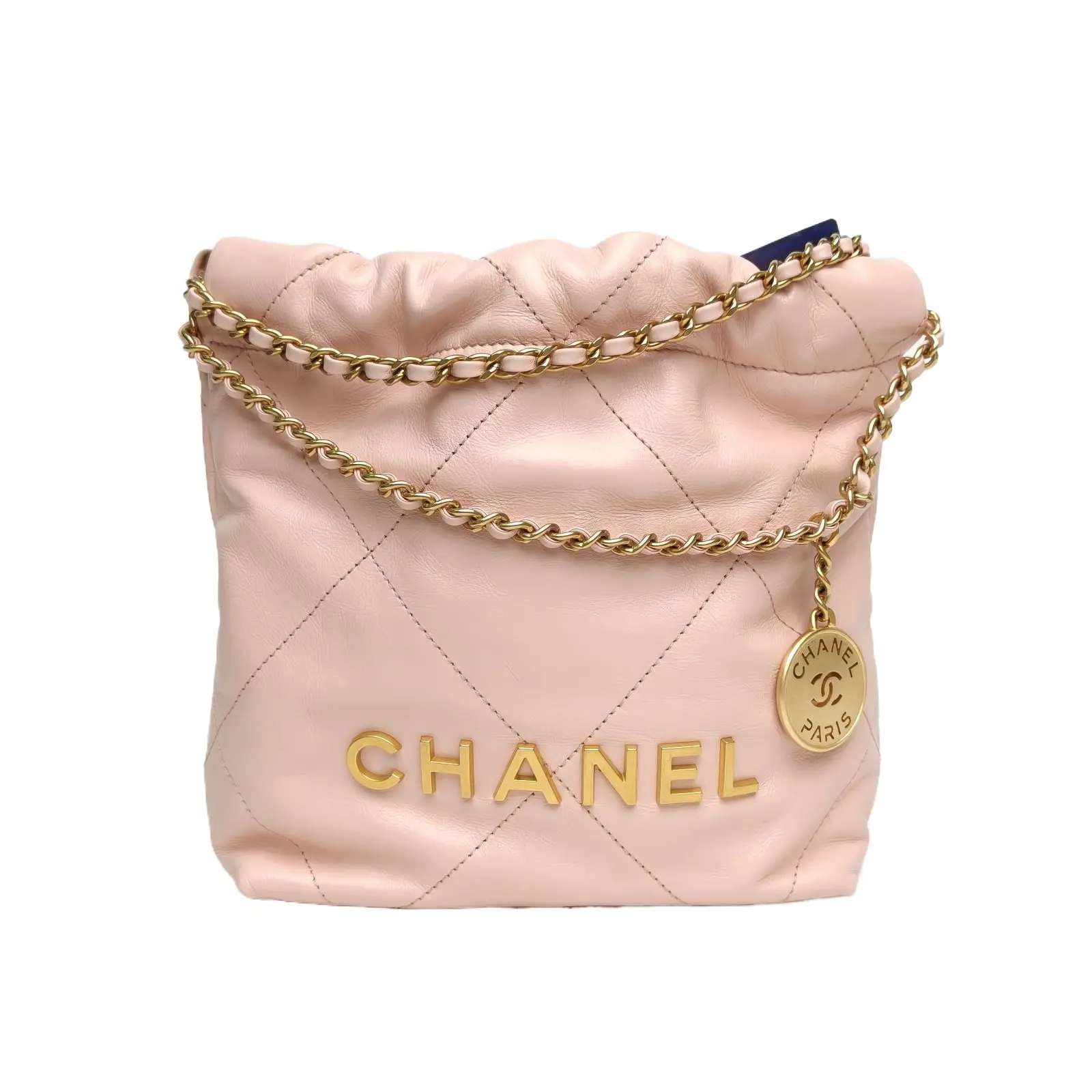 Pre-owned CHANEL 22Bag Tote Bag Mini 20cm Blush Pink P226967606