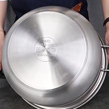 Steamer Pot for Cooking 11.8 inch Steam Pots with Lid 2-tier Stainless Steel Steaming Pot Multipurpose Cookware with Handle for Vegetable, Dumpling, Stock, Sauce, Food