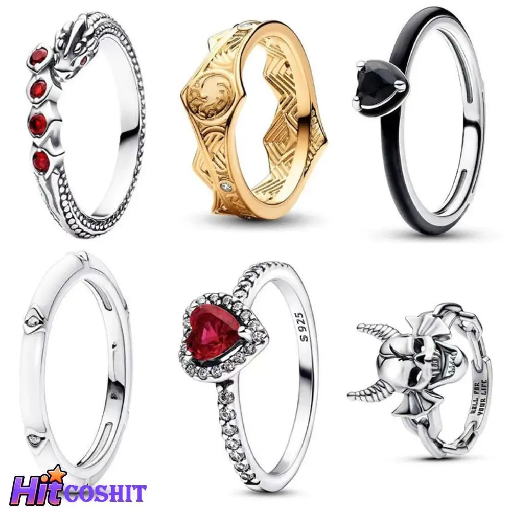 Daenerys Targaryen Ring Dragon Cosplay Fantasia Clothing Accessories Crown Rings Halloween Carnival Fancy Suit Props Xmas