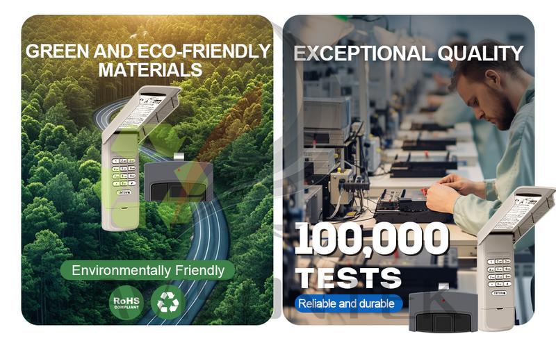 CMXZDCG440 CMXZDCG453 Universal Garage Door Opener Keypad & Remote【12 Year Warranty】