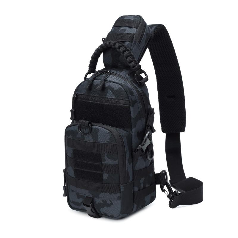 Backpack Camouflage Outdoor Breast Bag Men's and Women's Multifunctional Shoulder Oblique Span Bag Sports Mountaineering Travel Backpack gym