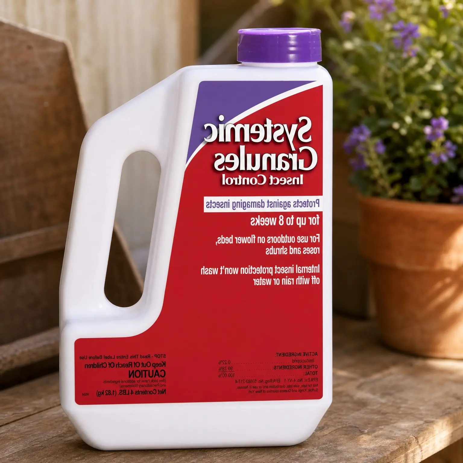 Insect Control Systemic Granules, 4 lbs - Ready-to-Use, Water Resistant, Long Lasting Protection for Outdoor UseGift