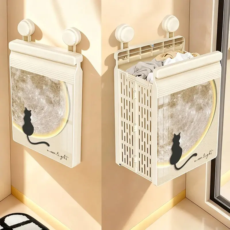 Collapsible Space-Saving Laundry Basket - Sturdy, Durable, High-Capacity Home Organizer for Home Storage Needs