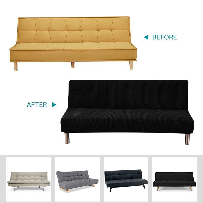 Solid Color Sofa Cover, 1 Count Elastic Sofa Slipcover, Dustproof Sofa Protector for Home Living Room, Sofa Protector for Home Living Room, Couch Slipcover