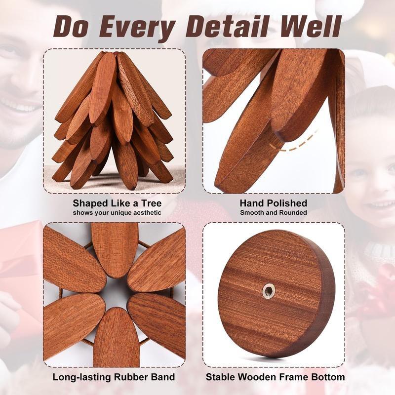 2026New model Natural Tree Trivet Set - 4/5Wooden Trivets & 1 Stand - Heat-Resistant Foldable Design - Durable & High-Quality Solid Wood - Ideal for Hot Dishes, Pots, Bowls, Teapots - Kitchenware & Tableware Coasters Coffee Table Mat 2026New model Natural Tree Trivet Set - 4/5Wooden Trivets & 1 Stand - Heat-Resistant Foldable Design - Durable & High-Quality Solid Wood - Ideal for Hot Dishes, Pots, Bowls, Teapots - Kitchenware & Tableware Coasters Coffee Table Mat