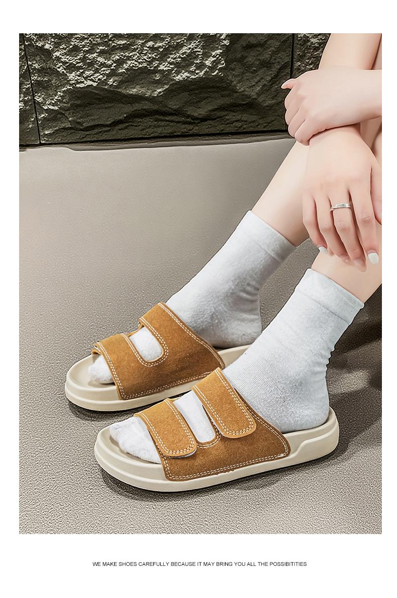 Men's Summer Slippers Outdoor Beach Sandals Breathable Anti - slip Sports Flip Flops High Trendy