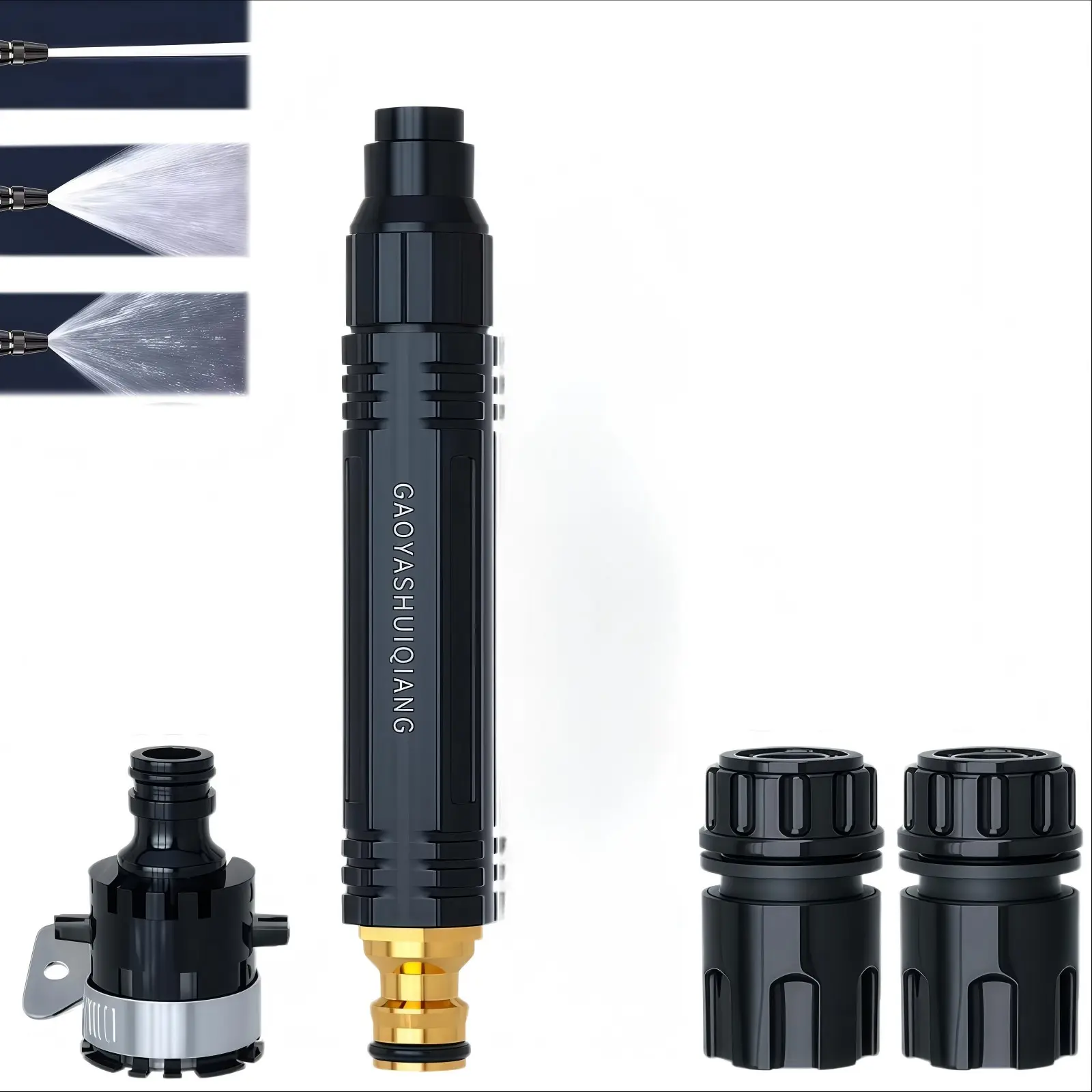 High-Pressure Car Wash Water Gun with Booster Nozzle, Multi-Function Lawn & Garden Sprayer, Essential for Plant Watering, 1 Piece, Car Wash Tool