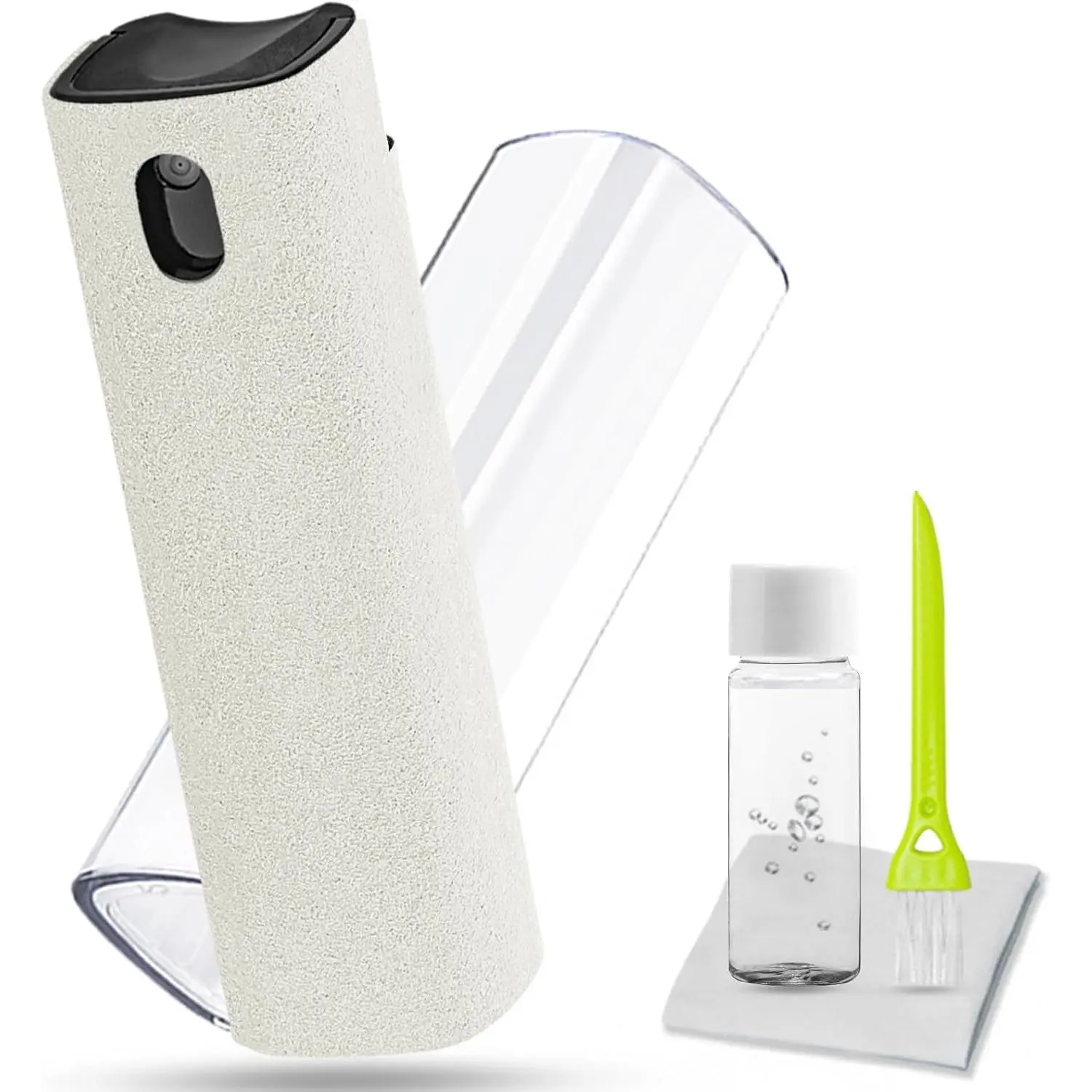 Car Screen Cleaner Spray, Electronic Touchscreen Mist Cleaning Brush Kit for TV, Laptop, iPad, iPhone, Cellphone, MacBook Pro, Tablet, PC, Computer, Monitor, LCD Screens, Eyeglasses - Cream