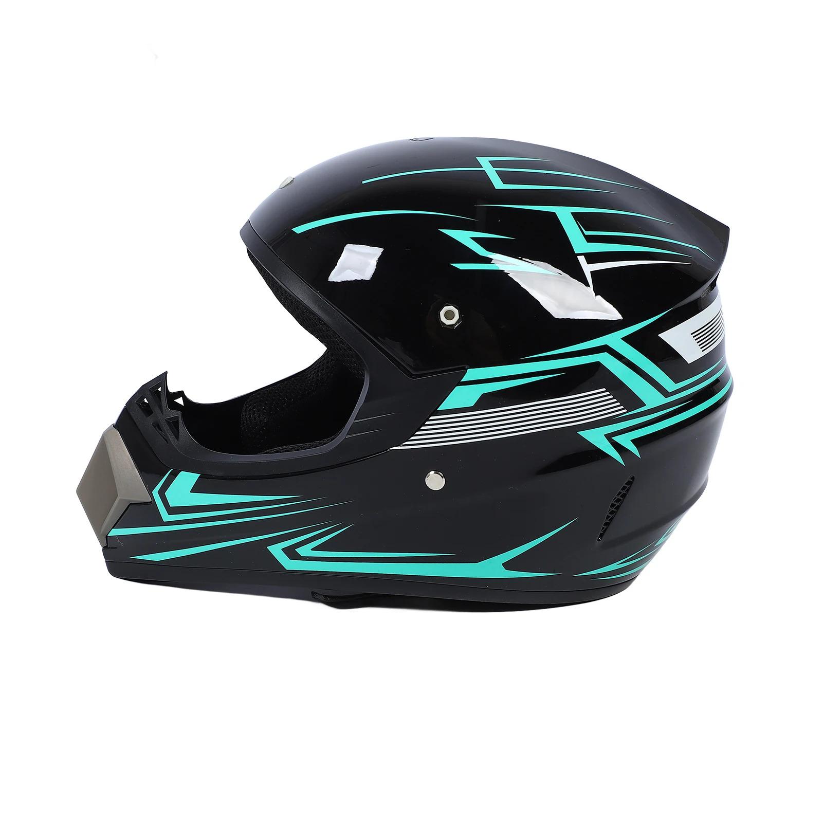 Professional Adult Motocross Helmet Aerodynamic Design Plastic Mountain Bike Helmet Impact Resistance Ventilation System