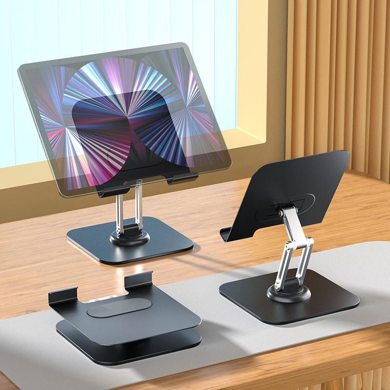 Adjustable Tablet Stand, Rotatable Tablet Holder, Desktop Tablet Stand, Tablet Phone Stand, Tablet Mount Stand for iPad Pro 13 12.9 11, Switch, Kindle, Monitor, PS, iPad Accessories
