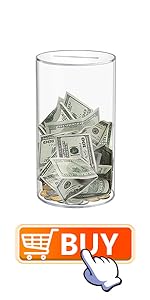 Stainless Steel Piggy Bank for Adults, Indestructible Savings Box for Cash, Must-Break-to-Open Metal Secure Money Banks for Kids, Unbreakable Coin Bank for Money Saving Plan (Black, 4.72inch)