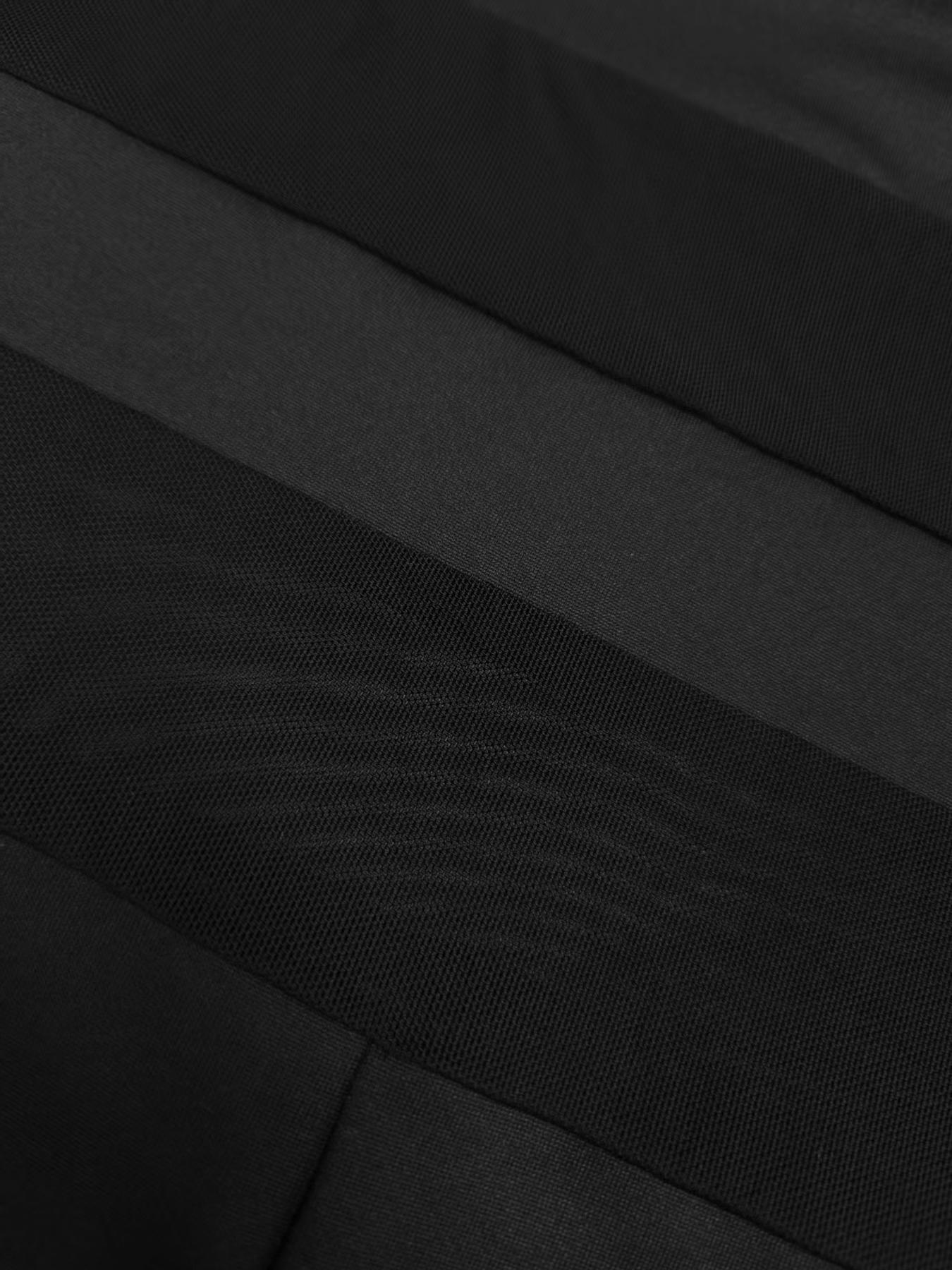 Elegant Solid Color One Shoulder Elastic Waist Jumpsuit for Women, Mesh Splice Design, High Stretch, Breathable Fabric, All Season Versatile, Suitable for Casual and Formal Evening