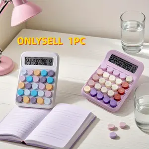 Simple and lightweight calculator, ergonomic design, sensitive touch, comfortable and accurate calculation, LED display, battery powered (excluding battery)
