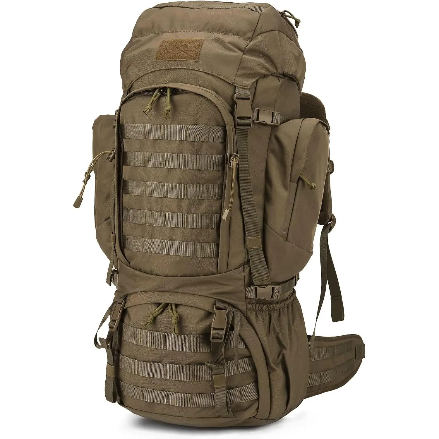 60L Military Internal Frame Backpack with Rain Cover for Hiking, Camping, Hunting(Gift)