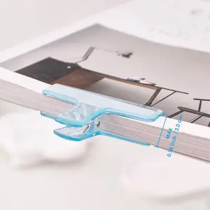 Random colors: Notebook clips, plastic bag clips, acrylic paper photo food clips, wide-mouth sealed clips, transparent airtight sealed notebook clips. Suitable for storage in schools, offices and kitchens.