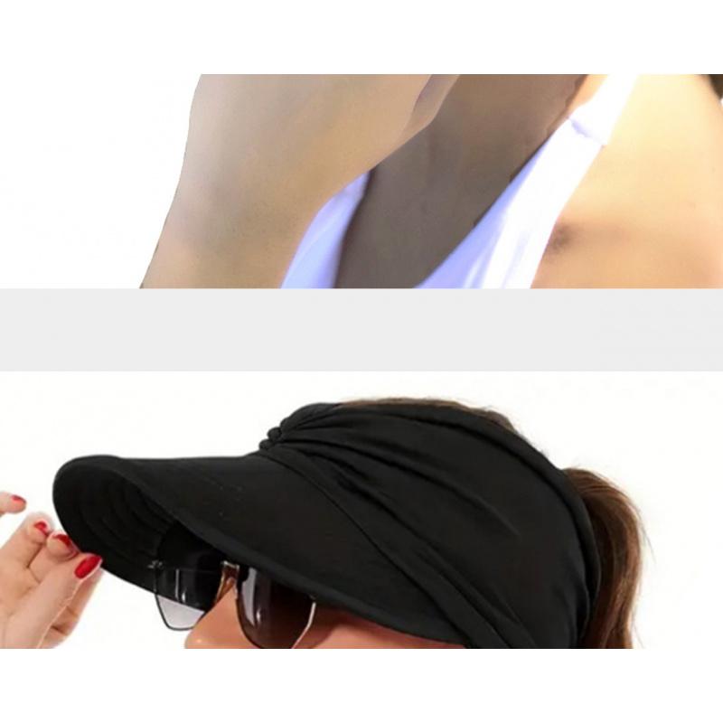 Women's Wide-Brim Sun Hat, Casual Outdoor Beach Sun Hat, Essential for Travel and Beach Parties, Spring and Summer Women's Beach Sun Hat, with Ponytail Hole Design